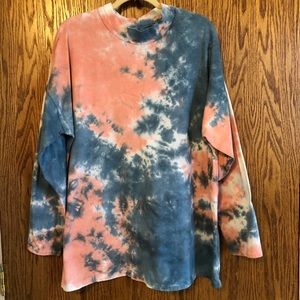 Free People long sleeve mock neck tee shirt
